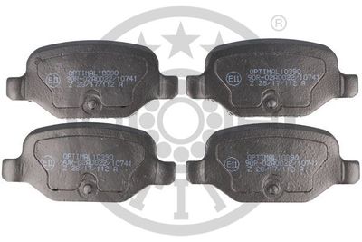 BP10390 OPTIMAL Комплект тормозных колодок, дисковый тормоз