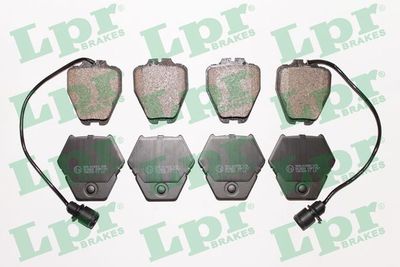 05P1767 LPR Комплект тормозных колодок, дисковый тормоз
