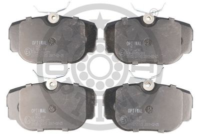 BP09600 OPTIMAL Комплект тормозных колодок, дисковый тормоз