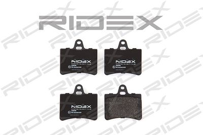 402B0158 RIDEX Комплект тормозных колодок, дисковый тормоз