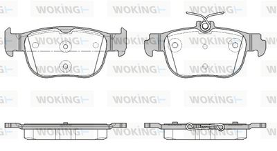 P1997300 WOKING Комплект тормозных колодок, дисковый тормоз