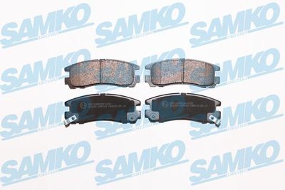 5SP043 SAMKO Комплект тормозных колодок, дисковый тормоз