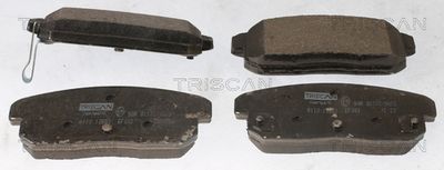 811010551 TRISCAN Комплект тормозных колодок, дисковый тормоз