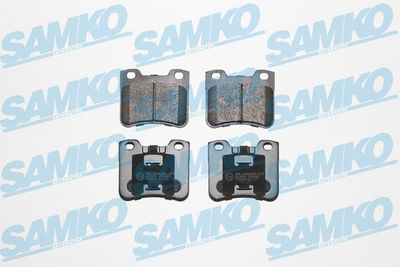 5SP643 SAMKO Комплект тормозных колодок, дисковый тормоз
