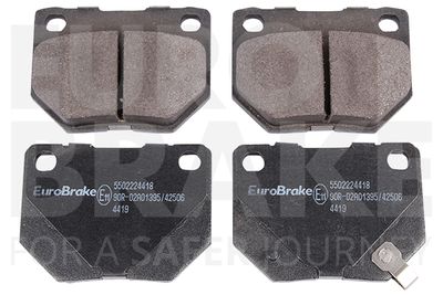 5502224418 EUROBRAKE Комплект тормозных колодок, дисковый тормоз