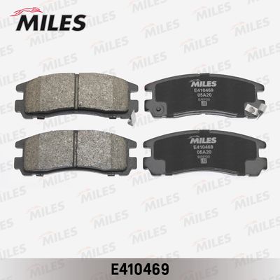 E410469 MILES Комплект тормозных колодок, дисковый тормоз