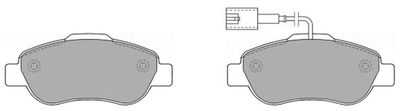 FBP135501 FREMAX Комплект тормозных колодок, дисковый тормоз