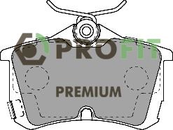 50051506 PROFIT Комплект тормозных колодок, дисковый тормоз