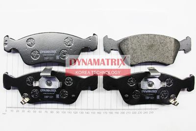 DBP1321 DYNAMATRIX Комплект тормозных колодок, дисковый тормоз