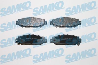 5SP1385 SAMKO Комплект тормозных колодок, дисковый тормоз