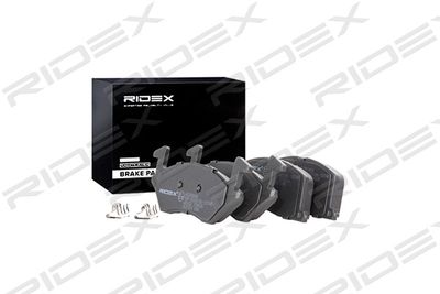 402B0666 RIDEX Комплект тормозных колодок, дисковый тормоз