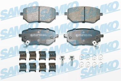 5SP2150K SAMKO Комплект тормозных колодок, дисковый тормоз