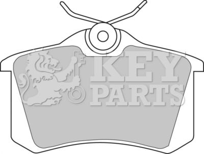 KBP1542 KEY PARTS Комплект тормозных колодок, дисковый тормоз