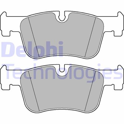 LP2285 DELPHI Комплект тормозных колодок, дисковый тормоз