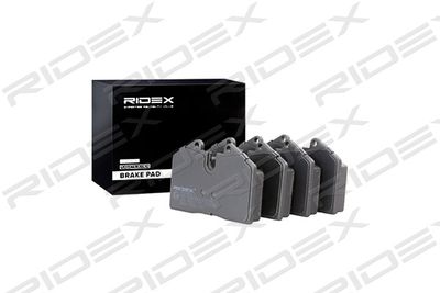 402B0813 RIDEX Комплект тормозных колодок, дисковый тормоз