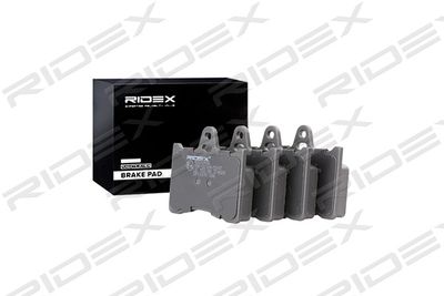 402B0456 RIDEX Комплект тормозных колодок, дисковый тормоз