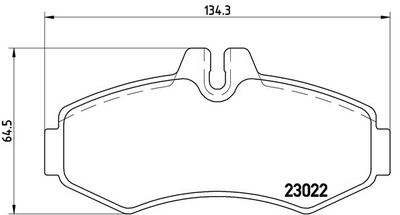 P50031 BREMBO Комплект тормозных колодок, дисковый тормоз