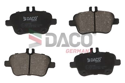 322348 DACO Germany Комплект тормозных колодок, дисковый тормоз