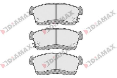 N09520 DIAMAX Комплект тормозных колодок, дисковый тормоз