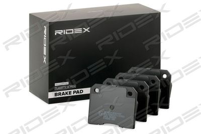 402B0970 RIDEX Комплект тормозных колодок, дисковый тормоз
