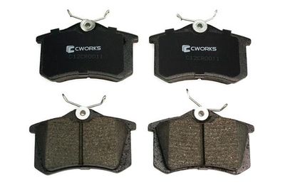 C12CR0011 CWORKS Комплект тормозных колодок, дисковый тормоз