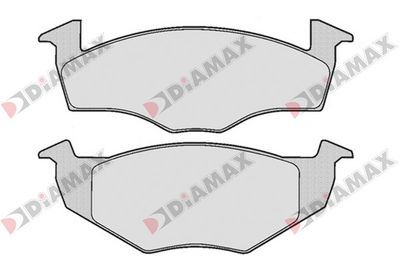 N09138 DIAMAX Комплект тормозных колодок, дисковый тормоз