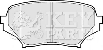 KBP2075 KEY PARTS Комплект тормозных колодок, дисковый тормоз