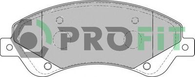 50001929 PROFIT Комплект тормозных колодок, дисковый тормоз