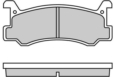 120328 E.T.F. Комплект тормозных колодок, дисковый тормоз