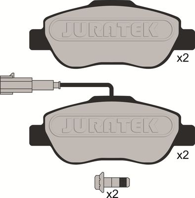 JCP1945 JURATEK Комплект тормозных колодок, дисковый тормоз