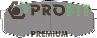 50051021 PROFIT Комплект тормозных колодок, дисковый тормоз