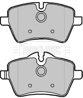 BBP1988 BORG & BECK Комплект тормозных колодок, дисковый тормоз