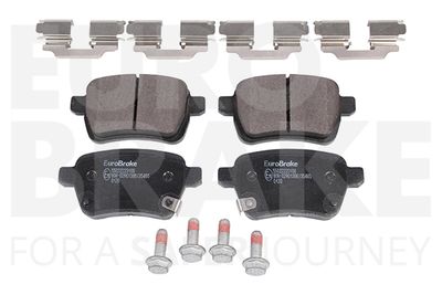 55022223100 EUROBRAKE Комплект тормозных колодок, дисковый тормоз