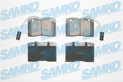 5SP281 SAMKO Комплект тормозных колодок, дисковый тормоз