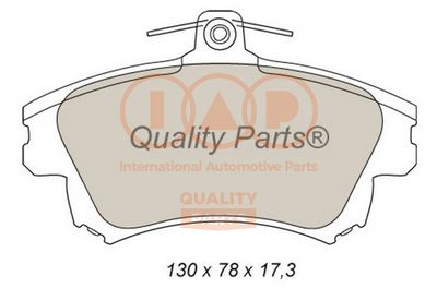 70412082 IAP QUALITY PARTS Комплект тормозных колодок, дисковый тормоз