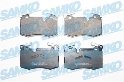 5SP1556 SAMKO Комплект тормозных колодок, дисковый тормоз