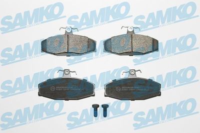 5SP651 SAMKO Комплект тормозных колодок, дисковый тормоз