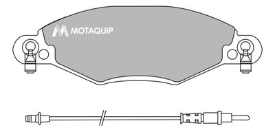 LVXL991 MOTAQUIP Комплект тормозных колодок, дисковый тормоз