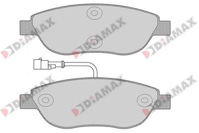 N09391 DIAMAX Комплект тормозных колодок, дисковый тормоз
