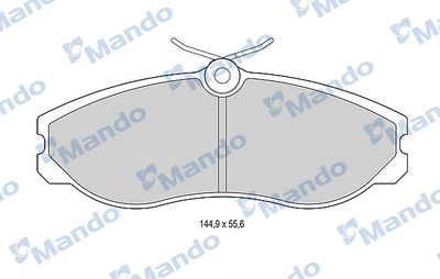 MBF015517 MANDO Комплект тормозных колодок, дисковый тормоз