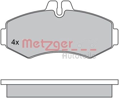 1170303 METZGER Комплект тормозных колодок, дисковый тормоз