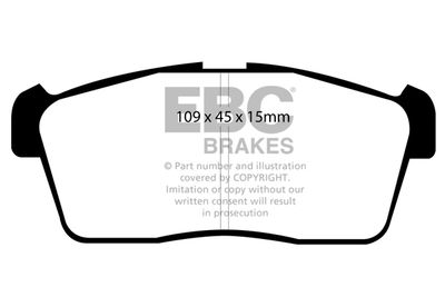 DP21344 EBC Brakes Комплект тормозных колодок, дисковый тормоз