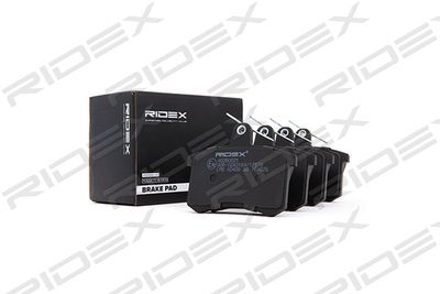 402B0021 RIDEX Комплект тормозных колодок, дисковый тормоз