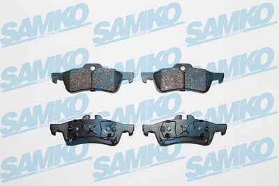 5SP861 SAMKO Комплект тормозных колодок, дисковый тормоз