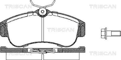 811014937 TRISCAN Комплект тормозных колодок, дисковый тормоз