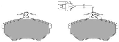 FBP0953 FREMAX Комплект тормозных колодок, дисковый тормоз