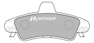 LVXL1044 MOTAQUIP Комплект тормозных колодок, дисковый тормоз