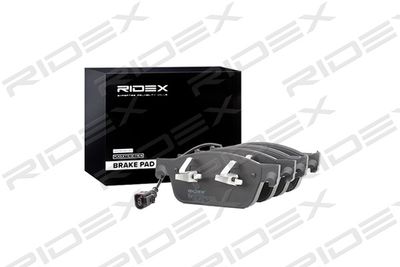 402B0625 RIDEX Комплект тормозных колодок, дисковый тормоз