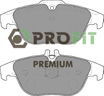 50051980 PROFIT Комплект тормозных колодок, дисковый тормоз