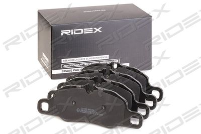 402B0918 RIDEX Комплект тормозных колодок, дисковый тормоз